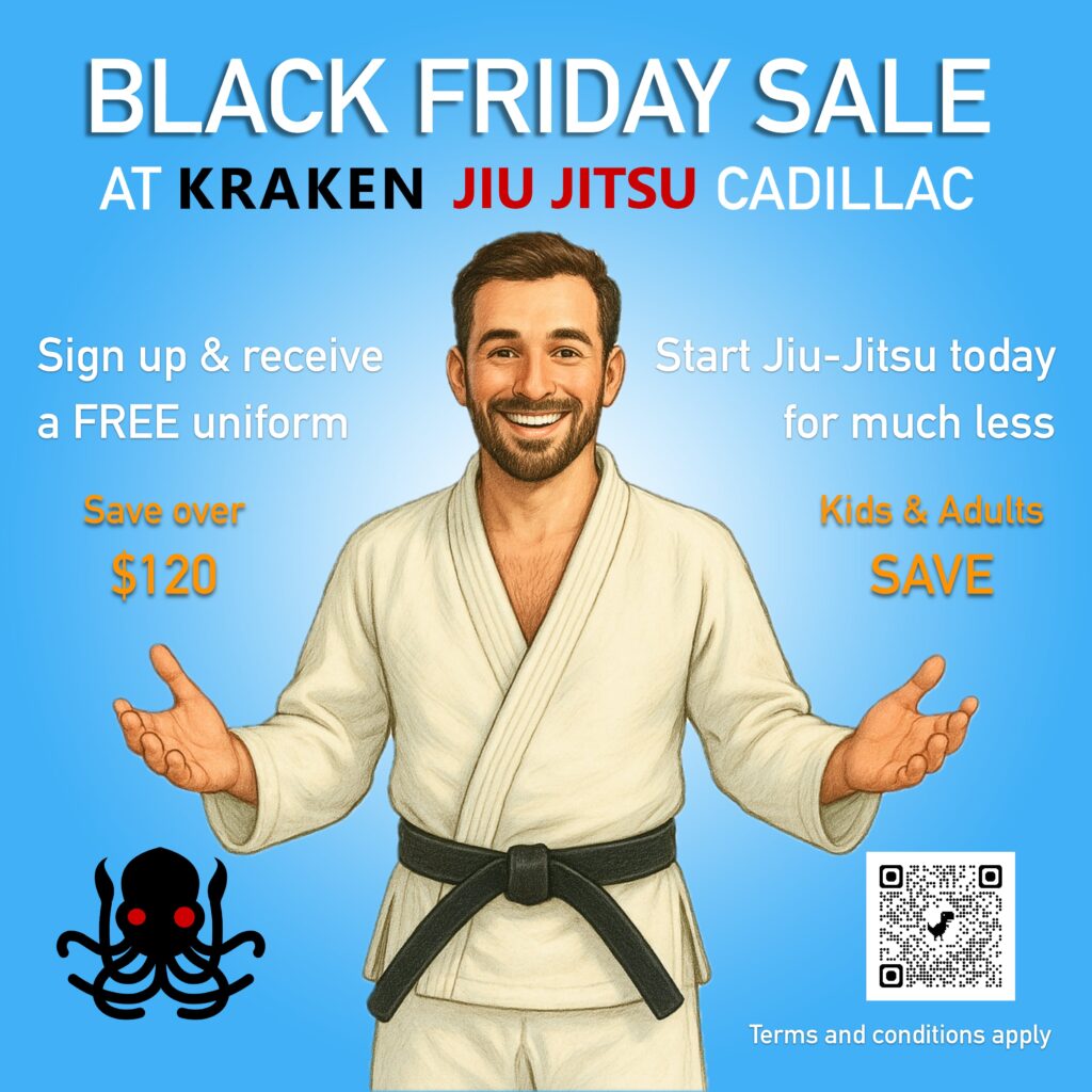 Black Friday sale at Kraken Jiu Jitsu - Cadillac