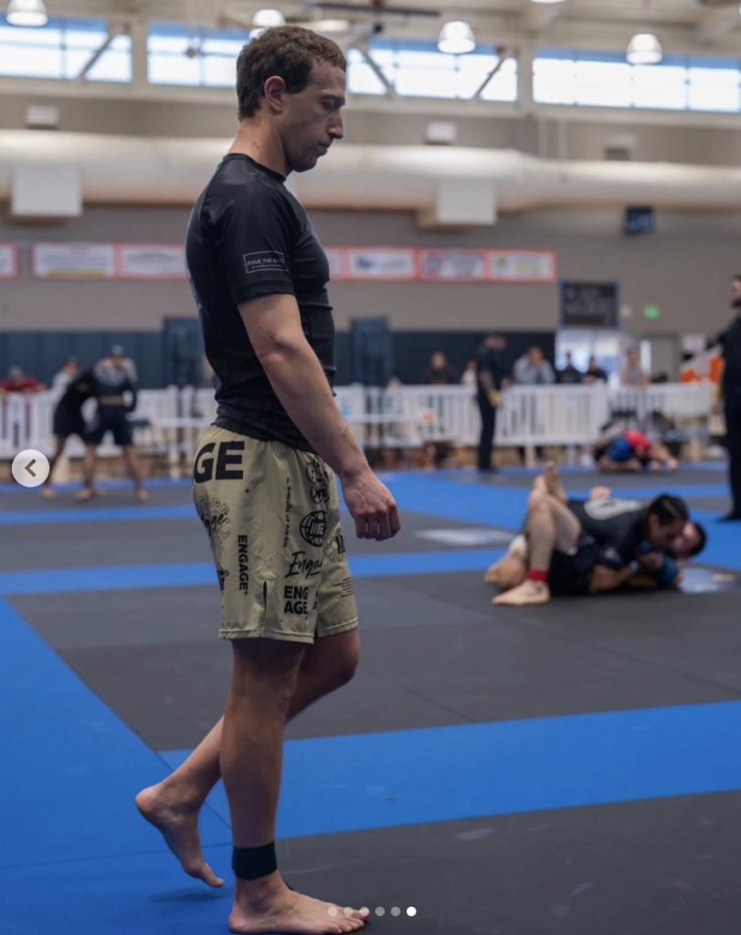 Mark Zuckerberg Nogi BJJ match